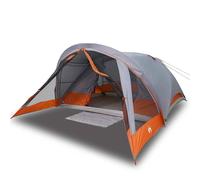 Berkfield Home Family Tent Cabin 6-Person Grey Waterproof Berkfield Home Grey