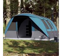 Berkfield Home Family Tent Tunnel 7-Person Blue Waterproof Berkfield Home Blue