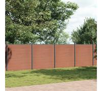 Berkfield Home Fence Panel Brown 1045x186 cm WPC Berkfield Home Brown 1045x186 cm
