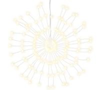Berkfield Home Festive Christmas Starburst Lights 140 LEDs 8 pcs Warm White 17 cm Berkfield Home Multicolor