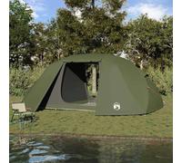 Berkfield Home Fishing Tent Olive green Polyester 7-Person Durable Berkfield Home Olive