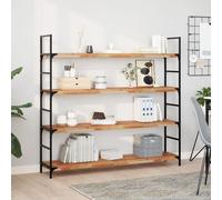 Berkfield Home Floating Shelf 160x30x4 cm Oil Finished Solid Wood Acacia in Brown | Size: 160 x 30 x 4 cm Berkfield Home Brown 160 x 30 x 4 cm