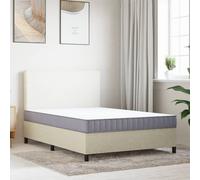 Berkfield Home Foam Mattress Medium Soft 140x190 cm in White Berkfield Home White 140x190 cm