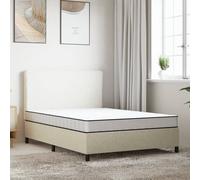 Berkfield Home Foam Mattress Medium Soft 140x190 cm in White Berkfield Home White 140x190 cm
