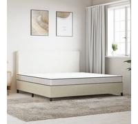 Berkfield Home Foam Mattress Medium Soft 200x200 cm in White Berkfield Home White 200x200 cm
