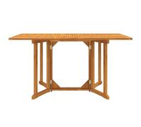 Berkfield Home Folding Butterfly Garden Table 150x90x75 cm Solid Wood Teak in Brown | Size: 150 x 90 x 75 cm Berkfield Home Brown 150 x 90 x 75 cm