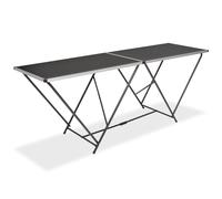 Berkfield Home Folding Pasting Table MDF & Aluminium 200x60x78 cm | Size: 200 x 60 x 78 cm Berkfield Home Multicolor 200 x 60 x 78 cm