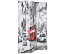 Berkfield Home Folding Room Divider 120x170 cm London Bus Black & White Berkfield Home Multicolor 120x170 cm
