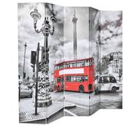 Berkfield Home Folding Room Divider 200x170 cm London Bus Black & White Berkfield Home Multicolor 200x170 cm