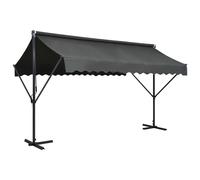 Berkfield Home Free Standing Awning 400x300 cm Anthracite in Black Berkfield Home Black 400x300 cm