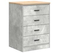 Berkfield Home Garage Storage Cabinet Concrete Grey 60x51x85 cm Solid Wood Pine | Size: 60 x 51 x 85 cm Berkfield Home Grey 60 x 51 x 85 cm