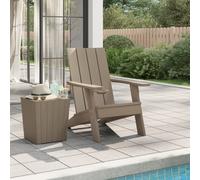 Berkfield Home Garden Adirondack Chair Light Brown 75x88.5x89.5cm Polypropylene | Size: 75x88.5x89.5 cm Berkfield Home Brown 75x88.5x89.5 cm