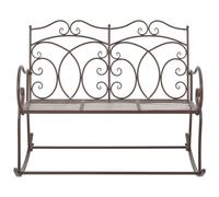 Berkfield Home Garden Bench 104 cm Iron Antique Brown Berkfield Home Brown