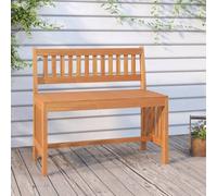 Berkfield Home Garden Bench 80 cm Solid Wood Eucalyptus in Brown Berkfield Home Brown