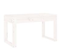 Berkfield Home Garden Bench White 80x38x45 cm Solid Wood Pine | Size: 80 x 38 x 45 cm Berkfield Home White 80 x 38 x 45 cm