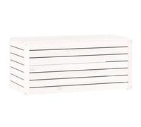 Berkfield Home Garden Box White 101x50.5x46.5 cm Solid Wood Pine Berkfield Home White 101x50.5x46.5 cm