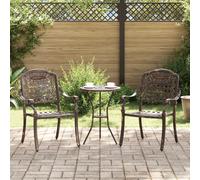 Berkfield Home Garden Chairs 2 pcs Bronze Cast Aluminium Berkfield Home Bronze