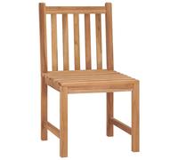 Berkfield Home Garden Chairs 2 pcs Solid Teak Wood in Brown Berkfield Home Brown