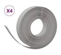 Berkfield Home Garden Edgings 4 pcs Grey 10 m 10 cm Polyethylene Berkfield Home Grey