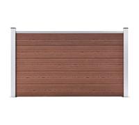 Berkfield Home Garden Fence WPC 180x105 cm Brown Berkfield Home Brown 180x105 cm