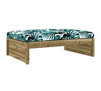 Berkfield Home Garden Footstool 120x80 cm Impregnated Wood Pine in Brown Berkfield Home Brown 120x80 cm