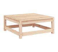 Berkfield Home Garden Footstool 70x70x30 cm Solid Wood Pine in Natural | Size: 70 x 70 x 30 cm Berkfield Home Natural 70 x 70 x 30 cm