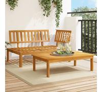 Berkfield Home Garden Pallet Sofa Set 2 pcs Solid Wood Acacia in Brown Berkfield Home Brown