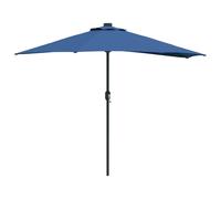 Berkfield Home Garden Parasol Azurblau Large Fabric in Blue Berkfield Home Blue