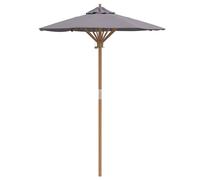 Berkfield Home Garden Parasol Dark Grey 150x210 cm Bamboo Berkfield Home Grey 150x210 cm