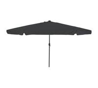 Berkfield Home Garden Parasol with LED Lights √∏395x245 cm Anthracite | Size: 395x245 cm Berkfield Home Multicolor 395x245 cm