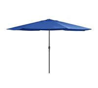 Berkfield Home Garden Parasol with Metal Pole 390 cm Azure Blue Berkfield Home Blue