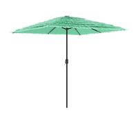 Berkfield Home Garden Parasol with Steel Pole Green 248x248x248 cm | Size: 248 x 248 x 248 cm Berkfield Home Green 248 x 248 x 248 cm