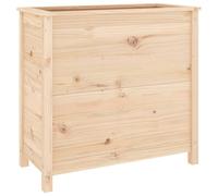 Berkfield Home Garden Planter 82.5x40x78 cm Solid Wood Pine in Natural Berkfield Home Natural 82.5x40x78 cm