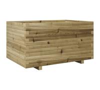 Berkfield Home Garden Planter 90x60x49.5 cm Impregnated Wood Pine in Brown Berkfield Home Brown 90x60x49.5 cm