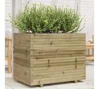 Berkfield Home Garden Planter 90x60x72.5 cm Impregnated Wood Pine in Brown Berkfield Home Brown 90x60x72.5 cm