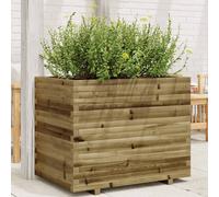 Berkfield Home Garden Planter 90x60x72 cm Impregnated Wood Pine in Brown | Size: 90 x 60 x 72 cm Berkfield Home Brown 90 x 60 x 72 cm