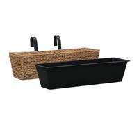 Berkfield Home Garden Planters 2 pcs Water Hyacinth in Brown Berkfield Home Brown