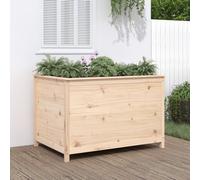 Berkfield Home Garden Raised Bed 119.5x82.5x78 cm Solid Wood Pine in Brown Berkfield Home Brown 119.5x82.5x78 cm