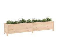 Berkfield Home Garden Raised Bed 199.5x40x39 cm Solid Wood Pine in Light Brown Berkfield Home Light Brown 199.5x40x39 cm