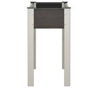 Berkfield Home Garden Raised Bed 75x40x75 cm WPC Grey | Size: 75 x 40 x 75 cm Berkfield Home Grey 75 x 40 x 75 cm