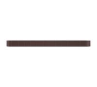 Berkfield Home Garden Raised Bed Powder-coated Steel 512x80x36 cm Brown | Size: 512 x 80 x 36 cm Berkfield Home Brown 512 x 80 x 36 cm