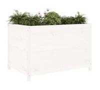 Berkfield Home Garden Raised Bed White 119.5x82.5x78 cm Solid Wood Pine Berkfield Home White 119.5x82.5x78 cm