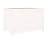 Berkfield Home Garden Raised Bed White 119.5x82.5x78 cm Solid Wood Pine Berkfield Home White 119.5x82.5x78 cm