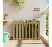 Berkfield Home Garden Raised Bed with Fence Design 100x50x70 cm Impregnated Wood Pine in Brown | Size: 100 x 50 x 70 cm Berkfield Home Brown 100 x 50 x 70 cm