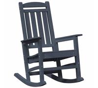Berkfield Home Garden Rocking Chair Navy Blue 70x92x108 cm HDPE | Size: 70 x 92 x 108 cm Berkfield Home Navy 70 x 92 x 108 cm