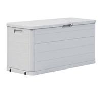 Berkfield Home Garden Storage Box 280 L Light Grey Berkfield Home Grey