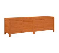 Berkfield Home Garden Storage Box Brown 198.5x50x56.5 cm Solid Wood Fir Berkfield Home Brown 198.5x50x56.5 cm