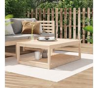 Berkfield Home Garden Table 121x82.5x45 cm Solid Wood Pine in Brown Berkfield Home Brown 121x82.5x45 cm