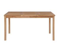 Berkfield Home Garden Table 150x90x77 cm Solid Teak Wood in Brown | Size: 150 x 90 x 77 cm Berkfield Home Brown 150 x 90 x 77 cm