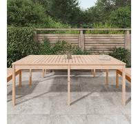 Berkfield Home Garden Table 203.5x100x76 cm Solid Wood Pine in Light Brown Berkfield Home Light Brown 203.5x100x76 cm